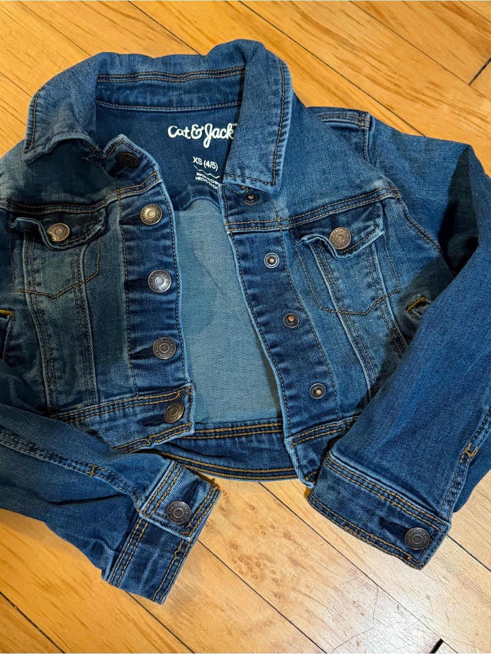 Cat & Jack Dark Blue Denim Jacket for Kids